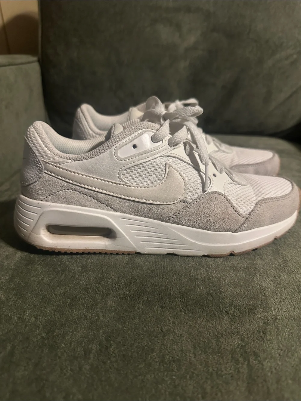 Nike Women’s White and Light Gray Sneakers